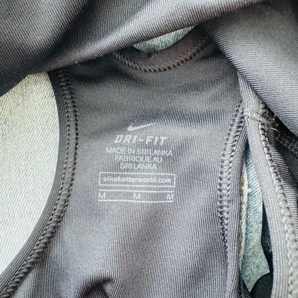 Nike Dri Fit Black Sports Bra Women’s Size M - Picture 3 of 4